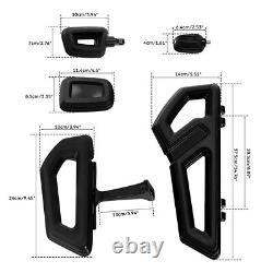 Driver Passenger Floorboards Footpegs Brake Pedal For Harley Touring 2000-2024