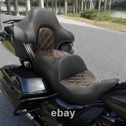 Driver Passenger Seat Backrest Fit For Harley Touring Road King Glide 14-2023 US