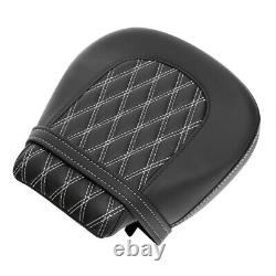 Driver Passenger Seat Black Motor Waterproof Fit For Harley Touring Road King