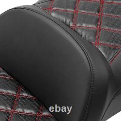 Driver Passenger Seat Cushion Fit For Harley Touring Electra Road Glide 09-Up US