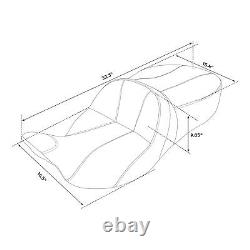 Driver Passenger Seat Fit For Harley Touring Electra Street Glide Road 2009-2023