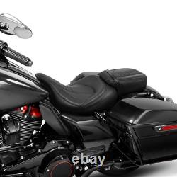 Driver & Passenger Seat Fit For Harley Touring Road Street Glide 2015-2023
