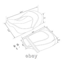 Driver & Passenger Seat Fit For Harley Touring Road Street Glide 2015-2023