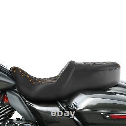 Driver Passenger Seat Fits For Harley Touring Road Street Glide FLHX 2009-2023
