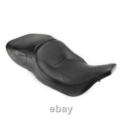 Driver Passenger Seat Low-Pro Motorcycle For Harley Touring Electra Glide 97-07