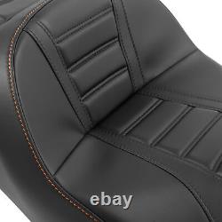 Driver Passenger Seat Pad Backrest Fit For Harley Touring Electra Glide 2014-Up