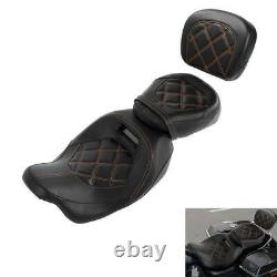 Driver Passenger Seat & Pad Fit For Harley Touring Electra Road Glide 2009-2022