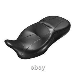 Driver Passenger Seat &Rider Backrest Pad Fit For Harley Touring Glide 2009-2023