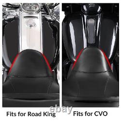 Driver Passenger Seat &Rider Backrest Pad Fit For Harley Touring Glide 2009-2023