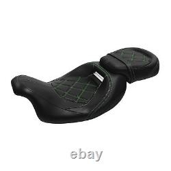 Driver Passenger Seats Backrest Pad Fit For Harley Touring CVO Road Glide 09-23