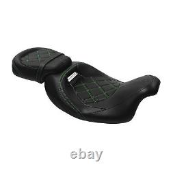 Driver Passenger Seats Backrest Pad Fit For Harley Touring CVO Road Glide 09-23