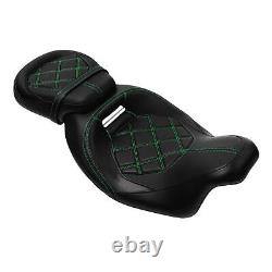 Driver Passenger Seats Backrest Pad Fit For Harley Touring CVO Road Glide 09-23