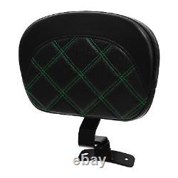 Driver Passenger Seats Backrest Pad Fit For Harley Touring CVO Road Glide 09-23