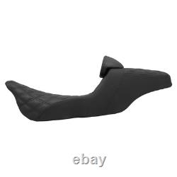 Driver Passenger Step-Up Seat with Backrest For Harley Touring Road Street Glide