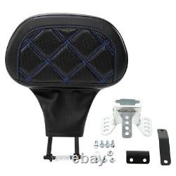 Driver Rider Backrest Pad Fit For Harley Touring Electra Glide Road King 88-Up