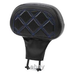 Driver Rider Backrest Pad Fit For Harley Touring Electra Glide Road King 88-Up