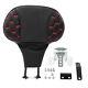 Driver Rider Backrest Pad Fit For Harley Touring Electra Street Glide Road King