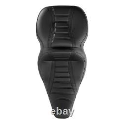 Driver Rider Passenger Seat Fit For Harley Touring Electra Glide1997-2007 Black