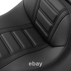 Driver Rider Passenger Seat Fit For Harley Touring Electra Glide1997-2007 Black