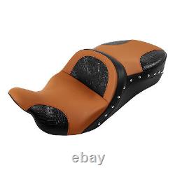 Driver Rider Passenger Seat Fit For Harley Touring Street Tri Road Glide 2009-Up