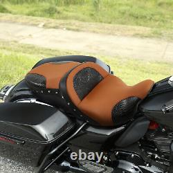 Driver Rider Passenger Seat Fit For Harley Touring Street Tri Road Glide 2009-Up