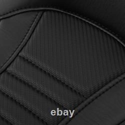 Driver Solo Rider Seat Fit For Harley Touring Street Glide Baggers 2008-24 Black