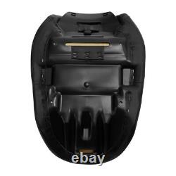 Driver Solo Rider Seat Fit For Harley Touring Street Glide Baggers 2008-24 Black