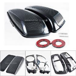 Dual 6x9 Saddlebag Speaker Lid Seal Fit 2014-UP HD Harley Davidson Touring Model