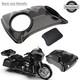 Dual 8'' Speaker Lids Black Jack Metallic For Harley Tour Pack