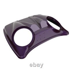 Dual 8'' Speaker Lids HARD CANDY MYSTIC PURPLE FLAKE For Harley Tour Pak Pack