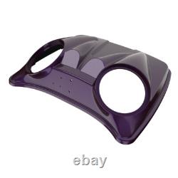 Dual 8'' Speaker Lids HARD CANDY MYSTIC PURPLE FLAKE For Harley Tour Pak Pack