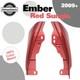 Ember Red Sunglo Mid Frame Air Deflectors Heat Shield Trim Covers For 09+ Harley