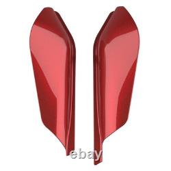 Ember Red Sunglo Mid Frame Air Deflectors Heat Shield Trim Covers For 09+ Harley