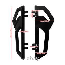 Empire Black Driver Footboards Floorboards For Harley Touring Street Road Glide