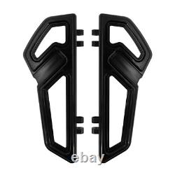 Empire Black Driver Footboards Floorboards For Harley Touring Street Road Glide