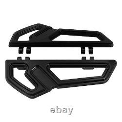 Empire Black Driver Footboards Floorboards For Harley Touring Street Road Glide