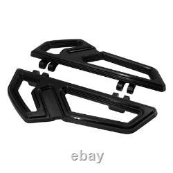 Empire Black Driver Footboards Floorboards For Harley Touring Street Road Glide