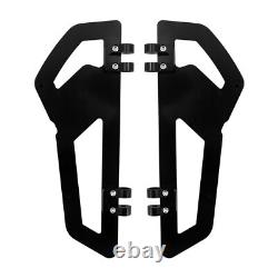 Empire Black Driver Footboards Floorboards For Harley Touring Street Road Glide