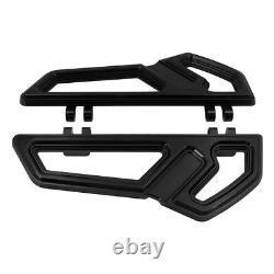 Empire Black Driver Footboards Floorboards For Harley Touring Street Road Glide
