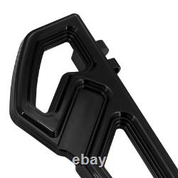 Empire Black Driver Footboards Floorboards For Harley Touring Street Road Glide