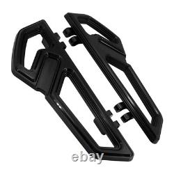 Empire Black Driver Footboards Floorboards For Harley Touring Street Road Glide