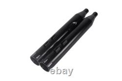 Exhaust Deep Roaring Sound For Harley Touring 4.0 Mufflers 1995-2016 Black