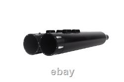 Exhaust Deep Roaring Sound For Harley Touring 4.0 Mufflers 1995-2016 Black