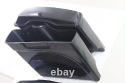 Extended Saddlebags Fits For Harley Touring Electra Street Glide 93-13 Unpainted