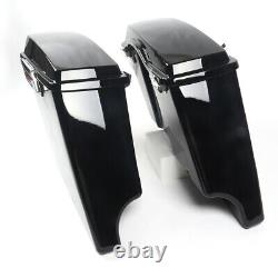 Extended Stretched Hard Saddlebags for Harlay Electra Glide Road Glide 1993-2013