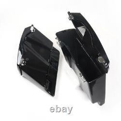 Extended Stretched Hard Saddlebags for Harlay Electra Glide Road Glide 1993-2013