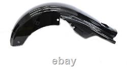 Extended saddlebags with CVO Dual Cut Stretched Rear Fender 4 Harley Touring 09-13