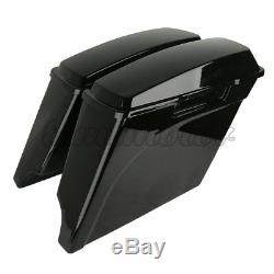 FOR Harley Electra Road Touring 1993-2013 5 Stretched Extended Hard Saddle Bag