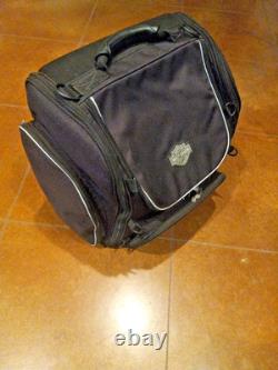 FREE SHIPPING! Harley Bar & Shield Zippered Touring Luggage Bag Black