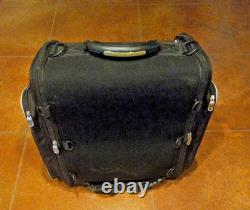 FREE SHIPPING! Harley Bar & Shield Zippered Touring Luggage Bag Black